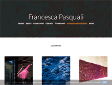 Tablet Screenshot of francescapasquali.com